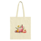 Spa Day Tote Bag, Watercolor Style Tote Bag, Self Care Tote, Candle Bag, Beauty Theme Bag, Aesthetic Tote Bag, Shopping Tote Bag - Tawshia